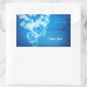 技術スタイルシール 長方形シール (バッグ)