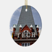 技術タワーのクリスマスのオーナメント セラミックオーナメント (右)