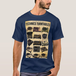技術ターンテーブルの視覚歴 Tシャツ