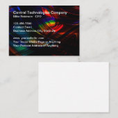 技術テーマ名刺のクールデザイン 名刺 (正面/裏面)