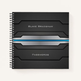 技術デザイン(青の光彩とタイトカスタムル付き) ノートブック