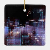 技術デジタル都市 セラミックオーナメント (裏面)