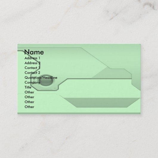 技術ビジネスカード 名刺 (正面)