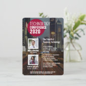 技術ビジネス会議招待状 招待状 (スタンド正面)