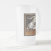 技術ビールヤギのマグ: Zymology フロストグラスビールジョッキ (正面右)