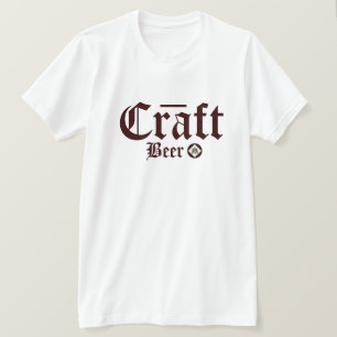 技術ビール-ホツプの記号バーガンディ Tシャツ