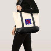 技術ボタすごいンPATRIOTIC .PNG トートバッグ (正面(商品))