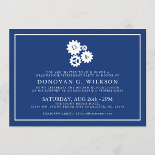 技術ミニマル士卒業│退職海軍招待状 招待状