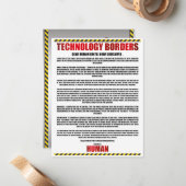 技術メッセ縁どージ ノートカード (正面/裏面インサイチュ)