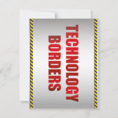 技術メッセ縁どージ ノートカード (裏面)