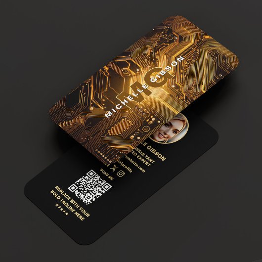 技術モダン技術者回路開発者 名刺