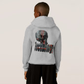 技術ロゴおよびコンピュータスカル、 (裏面フル)