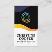 技術ロゴ |ウェーブデザイン 名刺 (正面)