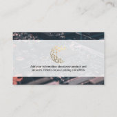 技術ロゴ |コンピュータハードウェア 名刺 (裏面)