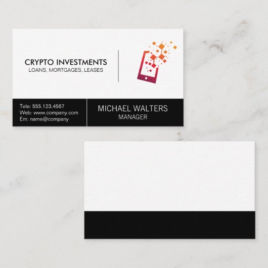 技術ロゴ 名刺 (正面/裏面)