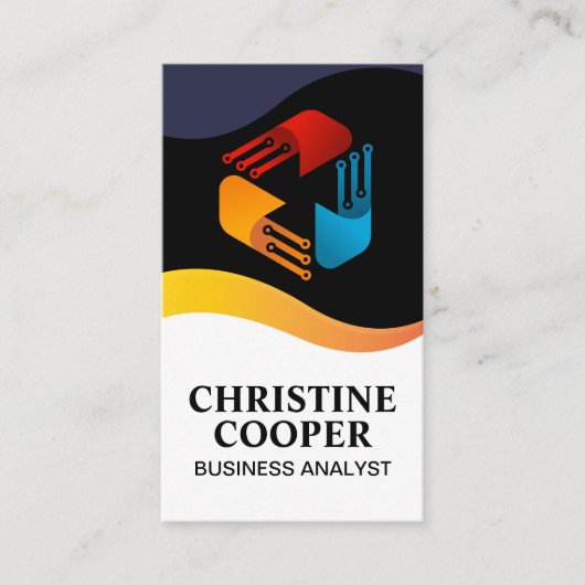 技術ロモダンゴ | 電子ノード 名刺 (正面)