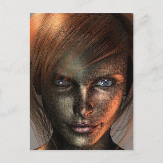 技術人間 ポストカード (正面)