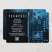 技術会議への招待 招待状 (正面/裏面)