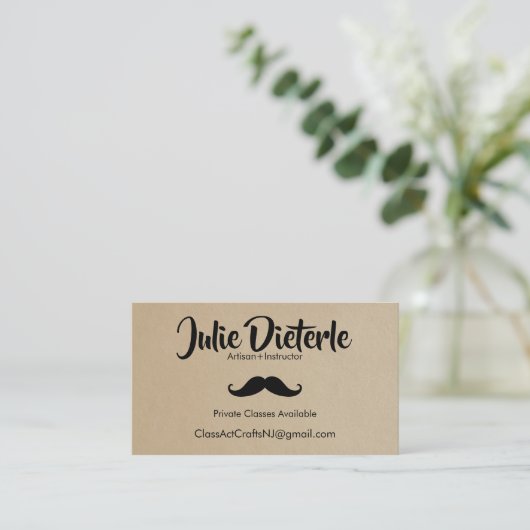 技術及び芸術の名刺 名刺 (スタンド正面)