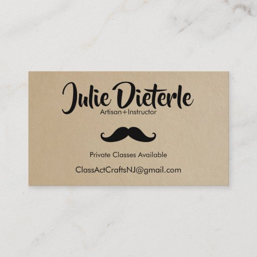 技術及び芸術の名刺 名刺 (正面)