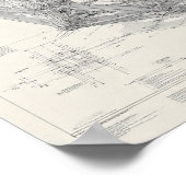 技術工学デザイン: 二十面体  ポスター (角)