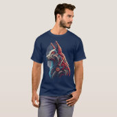 技術犬の友人の贈り物 Tシャツ (正面フル)