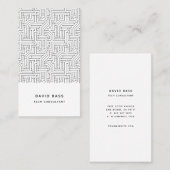 技術的なコンピュータ回路の電子パターン 名刺 (正面/裏面)