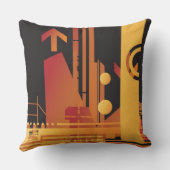 技術的なハーフトーンの背景2 クッション (裏面)