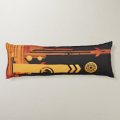 技術的なハーフトーンの背景2 ボディピロー (裏面)