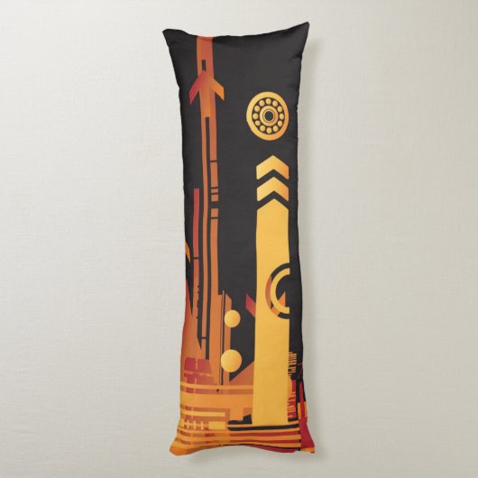 技術的なハーフトーンの背景2 ボディピロー (裏面 (縦))