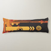 技術的なハーフトーンの背景2 ボディピロー (正面)