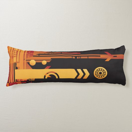 技術的なハーフトーンの背景2 ボディピロー (正面)