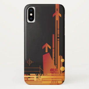 技術的なハーフトーンの背景2 iPhone X ケース