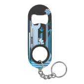 技術的なハーフトーンの背景3 キーホルダー栓抜き (裏面)