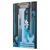 技術的なハーフトーンの背景3 クリップボード (左)