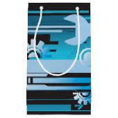 技術的なハーフトーンの背景3 スモールペーパーバッグ (正面)