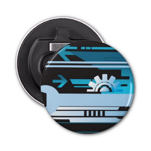 技術的なハーフトーンの背景3 栓抜き (正面)