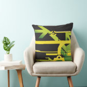 技術的なハーフトーンの背景4 クッション (椅子)