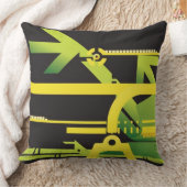 技術的なハーフトーンの背景4 クッション (ブランケット)