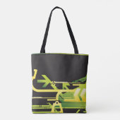 技術的なハーフトーンの背景4 トートバッグ (裏面)