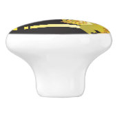 技術的なハーフトーンの背景5 セラミックノブ (側面)