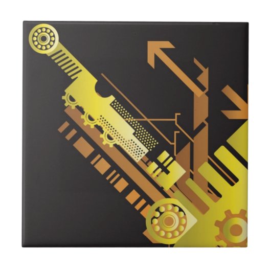 技術的なハーフトーンの背景5 タイル (正面)