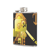 技術的なハーフトーンの背景5 フラスク (左)