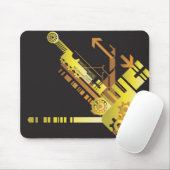 技術的なハーフトーンの背景5 マウスパッド (マウス)