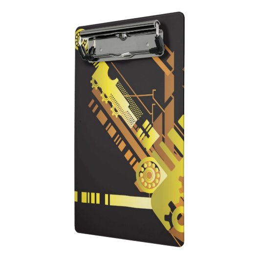 技術的なハーフトーンの背景5 ミニクリップボード (アングル2)