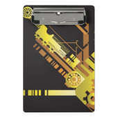 技術的なハーフトーンの背景5 ミニクリップボード (正面)