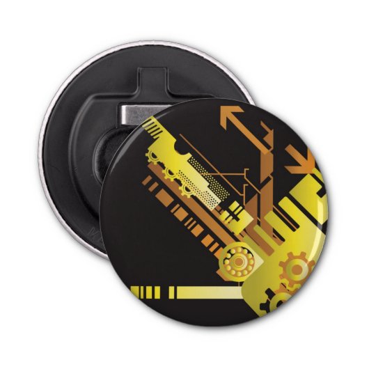 技術的なハーフトーンの背景5 栓抜き (正面)