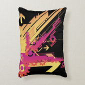 技術的なハーフトーンの背景7 アクセントクッション (正面(垂直))