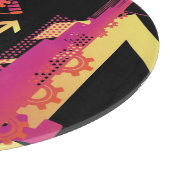 技術的なハーフトーンの背景7 カッティングボード (角)