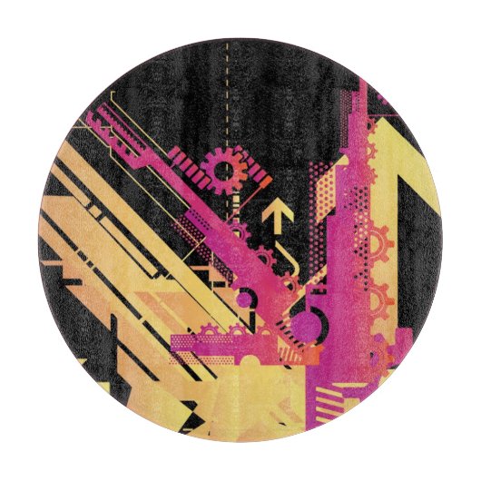 技術的なハーフトーンの背景7 カッティングボード (正面)